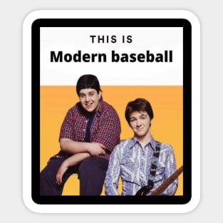 This is Modern Baseball Sticker